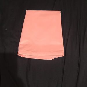 4 pink cotton napkins